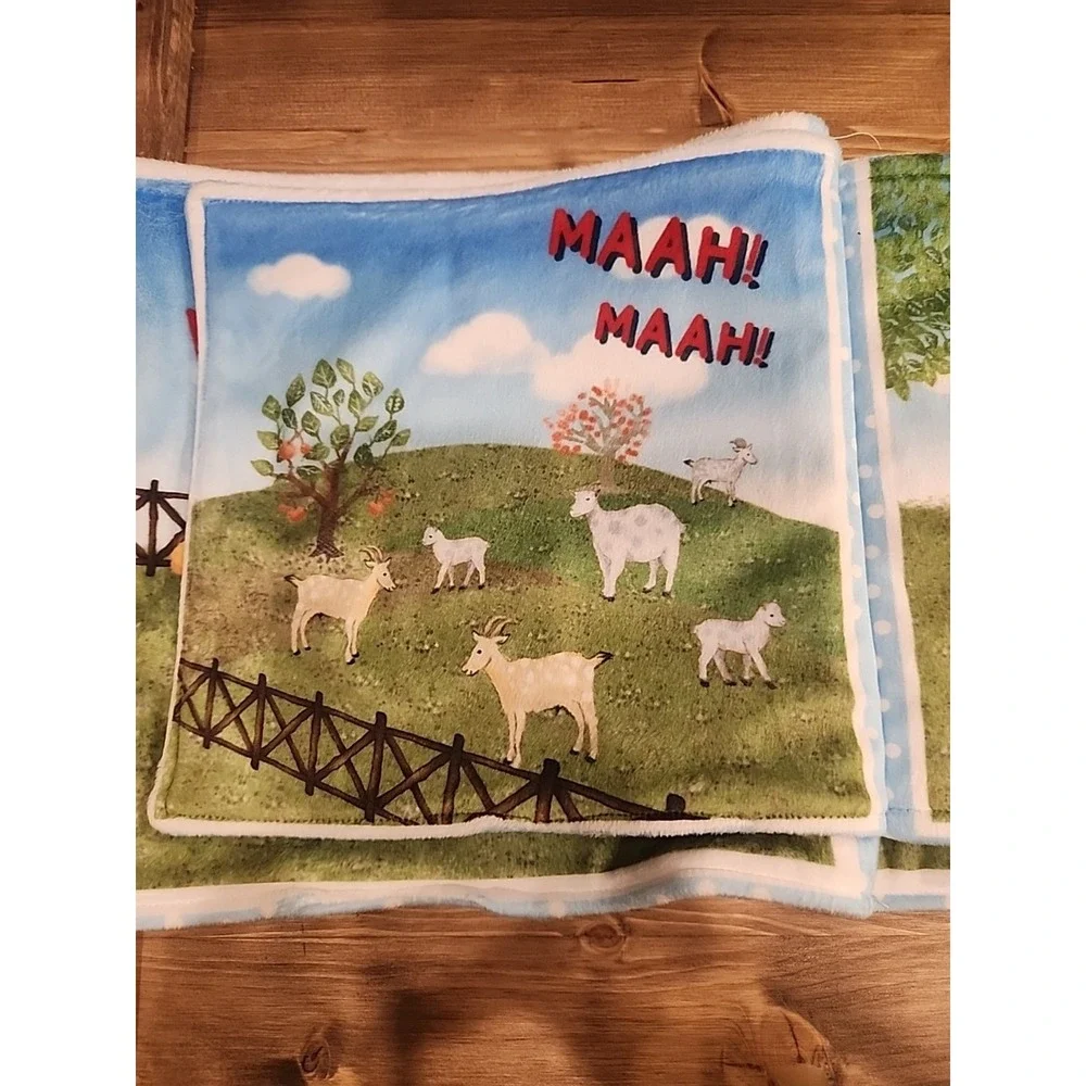 NEW! Barnyard Animals Cuddle‎ Fabric Book